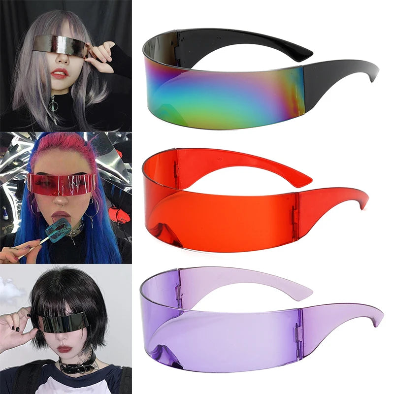 High Technology Sunglasses Future Design Eyeglasses Camera Props Bar Night Club Cool Mask Face