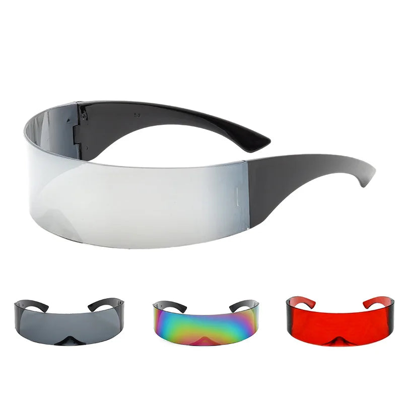 High Technology Sunglasses Future Design Eyeglasses Camera Props Bar Night Club Cool Mask Face